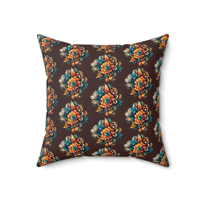 Floral Throw Pillow: Elevate your Space with Elegance - Home Decor