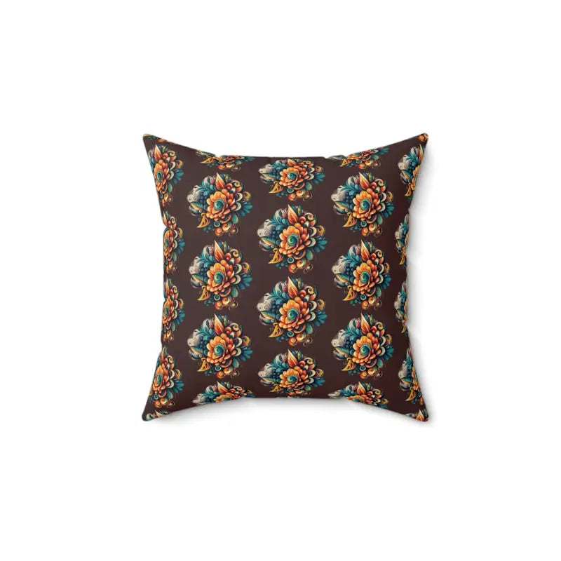 Floral Throw Pillow: Elevate your Space with Elegance - Home Decor