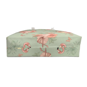 Floral Flamingo Weekender Bag – Tropical Travel - Dipaliz - Tote Bags