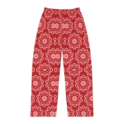 Floral Frenzy Red Pajama Pants for Women - Style & Comfort - All Over Prints