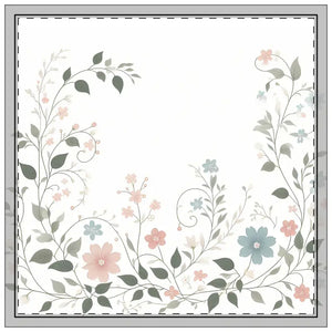 Floral Garden Napkins for Spring Celebrations by Dipaliz - 18’’ × / 4-piece Set - Cloth