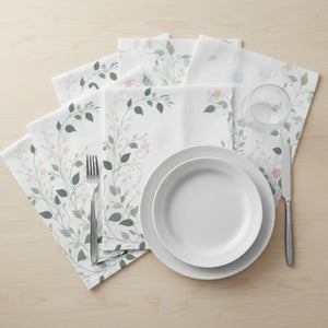 Floral Garden Napkins – Polyester Spring Celebrations - Dipaliz - Cloth