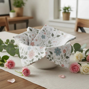 Floral Garden Napkins – Polyester Spring Celebrations - Dipaliz - Cloth