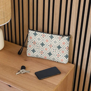 Crossbody Bag Luxe Faux Leather Floral Geometric Pattern Dipaliz - Cross Body Bags