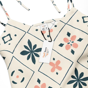 Garden Whirl Midi Dress Built-in Bra Dreamy Romance - Dipaliz - Dresses