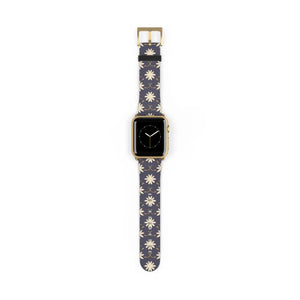 Chic Floral Geometric Watch Band - Faux Leather - Dipaliz - Bands