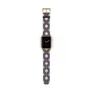 Chic Floral Geometric Watch Band - Faux Leather - Dipaliz - Bands