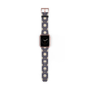 Chic Floral Geometric Watch Band - Faux Leather - Dipaliz - Bands