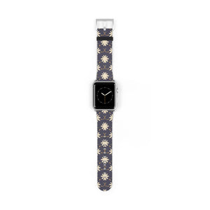 Chic Floral Geometric Watch Band - Faux Leather - Dipaliz - Bands