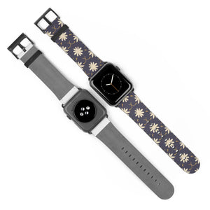Chic Floral Geometric Watch Band - Faux Leather - Dipaliz - Bands