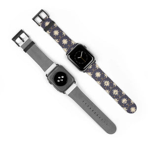 Chic Floral Geometric Watch Band - Faux Leather - Dipaliz - Bands