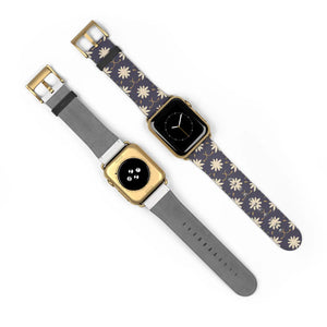 Chic Floral Geometric Watch Band - Faux Leather - Dipaliz - Bands