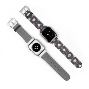 Chic Floral Geometric Watch Band - Faux Leather - Dipaliz - Bands
