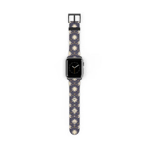 Chic Floral Geometric Watch Band - Faux Leather - Dipaliz - Bands