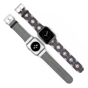 Watch Band - Faux Leather Floral Geometric Pattern - Dipaliz - Bands