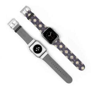 Watch Band - Faux Leather Floral Geometric Pattern - Dipaliz - Bands