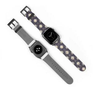 Watch Band - Faux Leather Floral Geometric Pattern - Dipaliz - Bands