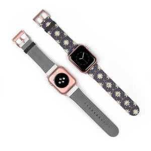 Watch Band - Faux Leather Floral Geometric Pattern - Dipaliz - Bands