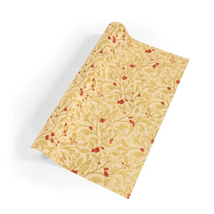 Gift Wrap Roll - Vintage Botanical Golden Vines - Dipaliz - Wrapping Paper
