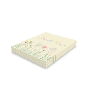 Floral Greeting Cards with Matching White Envelopes - Dipaliz - & Note