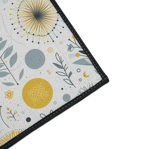 Vibrant Heavy Duty Floor Mat – Floral Decor - Dipaliz - Rugs