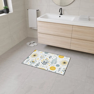 Vibrant Heavy Duty Floor Mat – Floral Decor - Dipaliz - Rugs