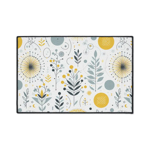 Vibrant Heavy Duty Floor Mat – Floral Decor - Dipaliz - Rugs