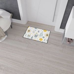 Vibrant Heavy Duty Floor Mat – Floral Decor - Dipaliz - Rugs