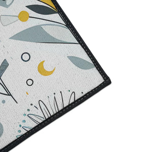 Vibrant Heavy Duty Floor Mat – Floral Decor - Dipaliz - Rugs