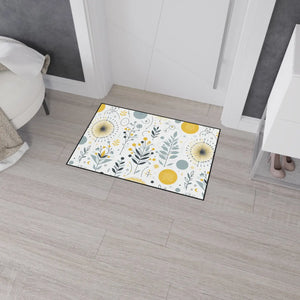 Vibrant Heavy Duty Floor Mat – Floral Decor - Dipaliz - Rugs