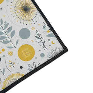 Vibrant Heavy Duty Floor Mat – Floral Decor - Dipaliz - Rugs