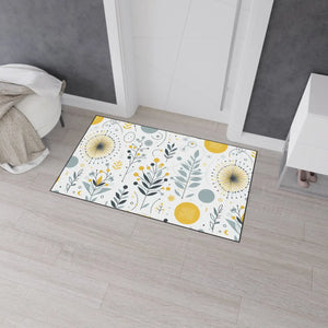 Vibrant Heavy Duty Floor Mat – Floral Decor - Dipaliz - Rugs