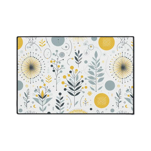 Vibrant Heavy Duty Floor Mat – Floral Decor - Dipaliz - Rugs