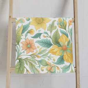 Floral Hand Towel – Boho Kitchen Decor - Dipaliz - Towels
