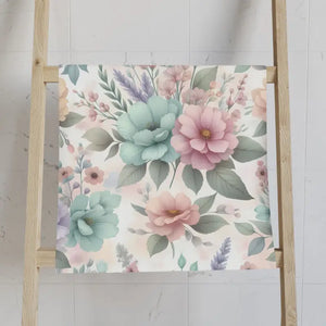 Vibrant Floral Hand Towel - Soft Lightweight Decor - Dipaliz - White Base / 28’’ × 16’’ - Towels