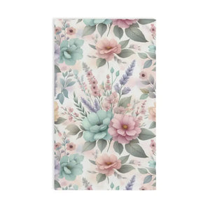 Vibrant Floral Hand Towel - Soft Lightweight Decor - Dipaliz - White Base / 28’’ × 16’’ - Towels