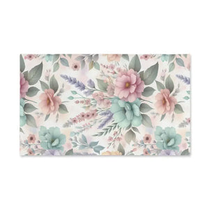 Vibrant Floral Hand Towel - Soft Lightweight Decor - Dipaliz - White Base / 28’’ × 16’’ - Towels