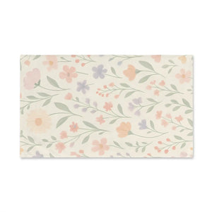 Floral Hand Towel – Cotton Spring Home Accent - Dipaliz - Towels
