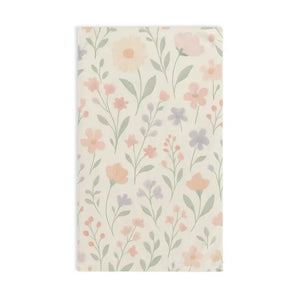 Floral Hand Towel - Vibrant Spring Home Accent - Dipaliz - White Base / 28’’ × 16’’ - Towels