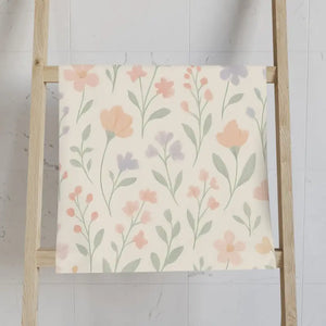 Floral Hand Towel - Vibrant Spring Home Accent - Dipaliz - White Base / 28’’ × 16’’ - Towels