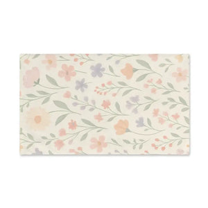 Floral Hand Towel - Vibrant Spring Home Accent - Dipaliz - White Base / 28’’ × 16’’ - Towels
