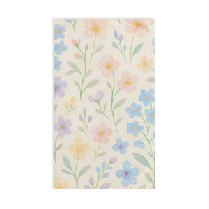 Floral Hand Towel – Pastel Kitchen Charm - Dipaliz - Towels
