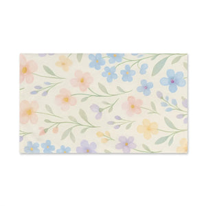Floral Hand Towel – Pastel Kitchen Charm - Dipaliz - Towels