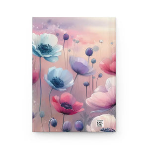 Floral Hardcover Journal - Dreamy Garden Design Matte Cover - Dipaliz - Journals
