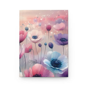 Floral Hardcover Journal - Dreamy Garden Design Matte Cover - Dipaliz - Journals