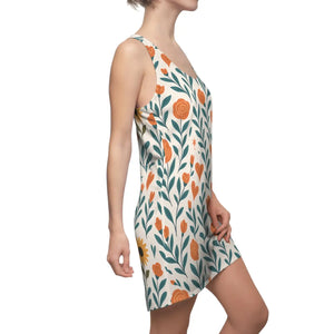 Floral Hearts Racerback Dress – Summer Style - Dipaliz - Dresses