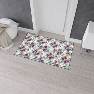 Floral Heavy Duty Floor Mat - Vibrant Protection - Dipaliz - Rugs