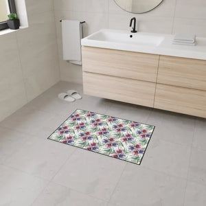 Floral Heavy Duty Floor Mat - Vibrant Protection - Dipaliz - Rugs