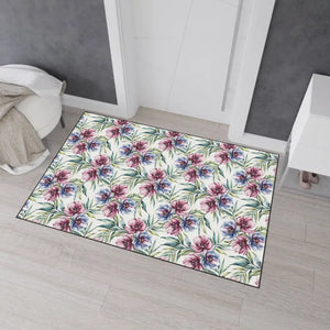 Floral Heavy Duty Floor Mat - Vibrant Protection - Dipaliz - Rugs