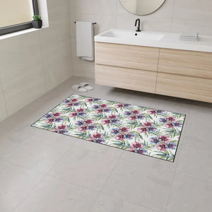 Floral Heavy Duty Floor Mat - Vibrant Protection - Dipaliz - Rugs